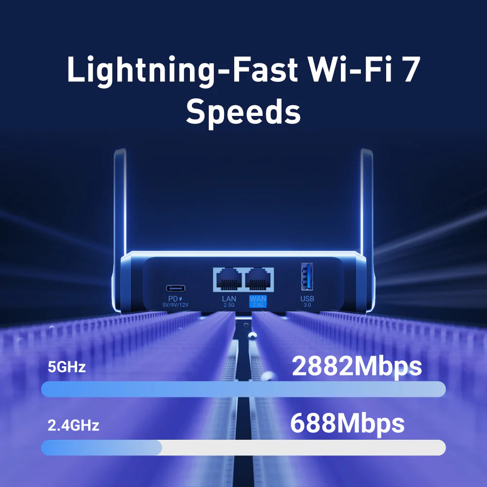 Slate 7 Dual-Band WiFi-7 Travel Router